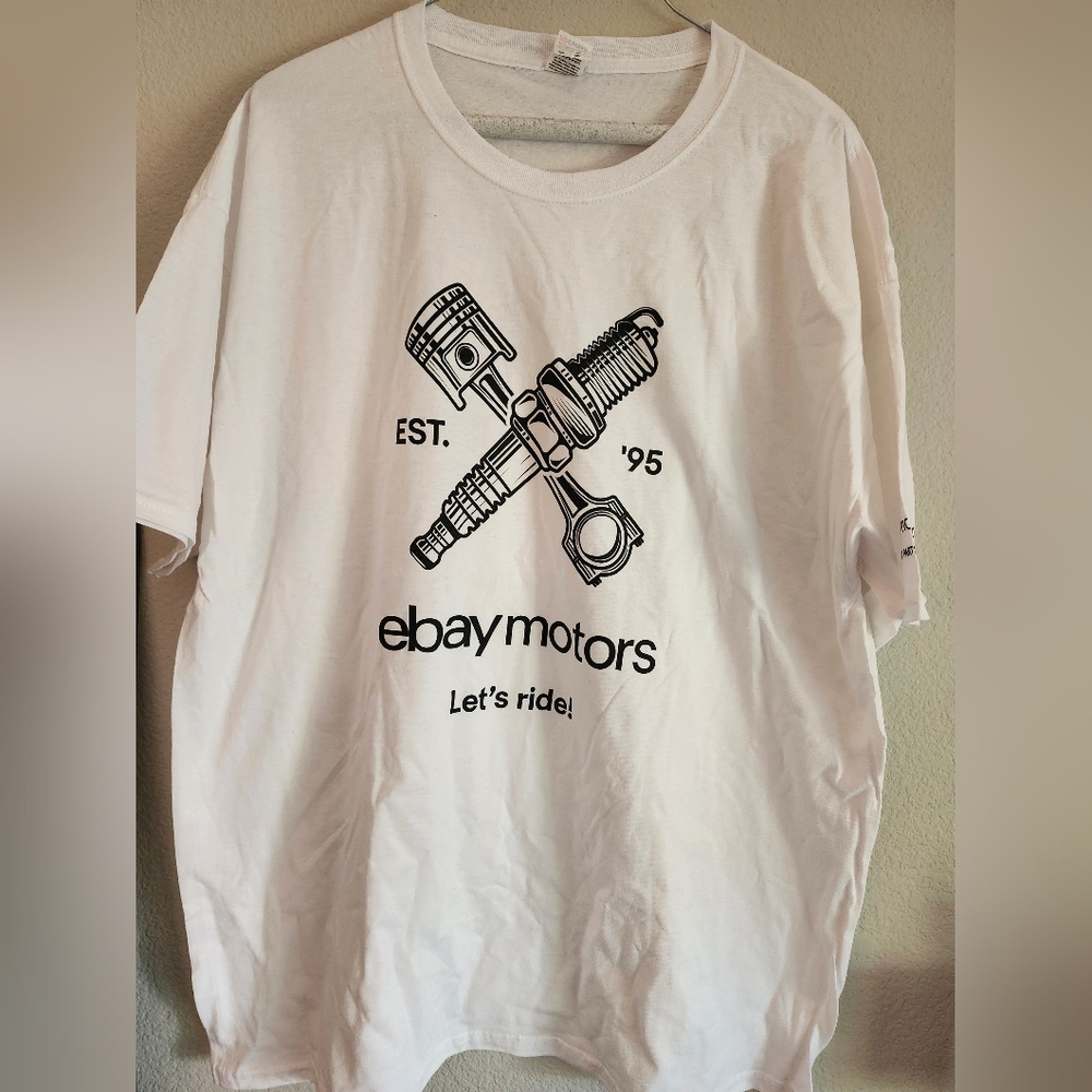 Ebay motors event exclusive shirt Toyota Honda Porsche racing ferrari Tesla Ford